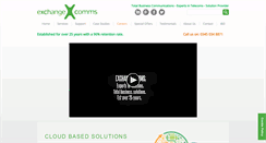 Desktop Screenshot of exchangecomms.co.uk